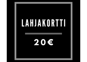 Digitaalinen lahjakortti 20€