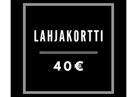 Digitaalinen lahjakortti 40€
