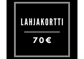 Digitaalinen lahjakortti 70€