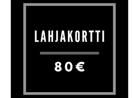 Digitaalinen lahjakortti 80€