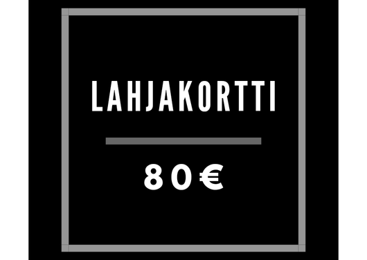 Digitaalinen lahjakortti 80€