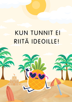 27.7.26. Kun ideoita on enemmän kuin tunteja vuorokaudessa