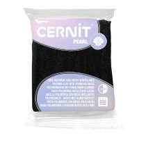 Cernit pearl, 56g, black, 1kpl
