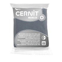 Cernit metallic, 56g, silver, 1kpl