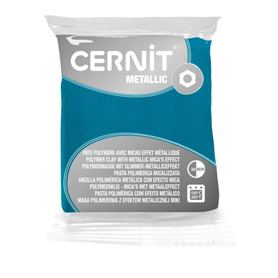 Cernit metallic, 56g, 676 turquise, 1kpl