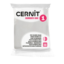 Cernit number one, 56g, opaque white, 1kpl