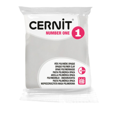Cernit number one, 56g, opaque white, 1kpl