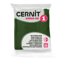 Cernit number one, 56g, olive green, 1kpl