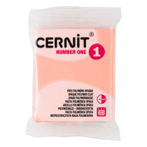 Cernit number one, 56g, pastel orange margose, 1kpl