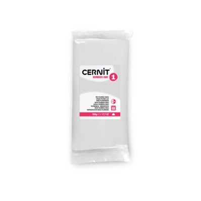 Cernit Number one, 500g, opaque white, 1kpl POSTIPAKETTI TOIMITUS