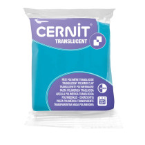 Cernit Translucent, 56g, turquoise blue, 1kpl