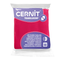 Cernit Translucent, 56g, ruby, 1kpl