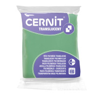Cernit Translucent, 56g, lime green, 1kpl