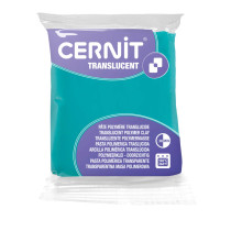Cernit Translucent, 56g, emerald green, 1kpl