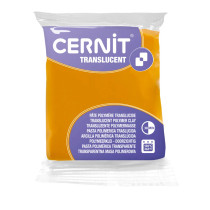 Cernit Translucent, 56g, amber, 1kpl