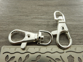 Rapulukko, 38mm, kirkashopea, 1kpl