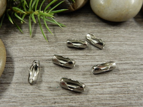 Palloketjun pääte, 2.4mm, rst, 10kpl