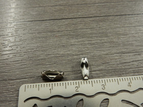 Palloketjun pääte, 2.4mm, rst, 10kpl
