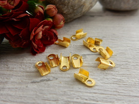 Nauhanpää 6x3mm, kulta, 30kpl