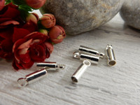 Nauhanpää, 8x2.8mm, kirkashopea, 20kpl