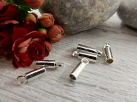 Nauhanpää, 8x2.8mm, kirkashopea, 20kpl