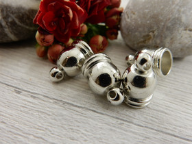 Nauhanpää, 8x13mm, kromi, 10kpl