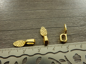 Riipuspidike (liimattava) 15x5mm, kulta,  1kpl