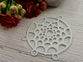 Unisieppaririipus/linkki, 36x30mm, valkoinen, 1kpl