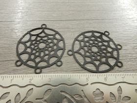 Unisieppaririipus/linkki, 36x30mm, musta, 1kpl