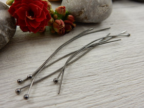 Korupiikki pallopää, 50x0,5mm, gunmetal, 50kpl