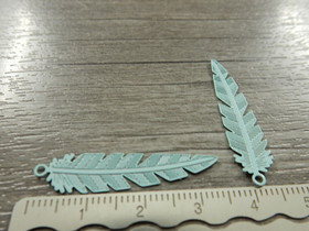 Sulkariipus, 34x8mm, vaaleaturkoosi, 1kpl