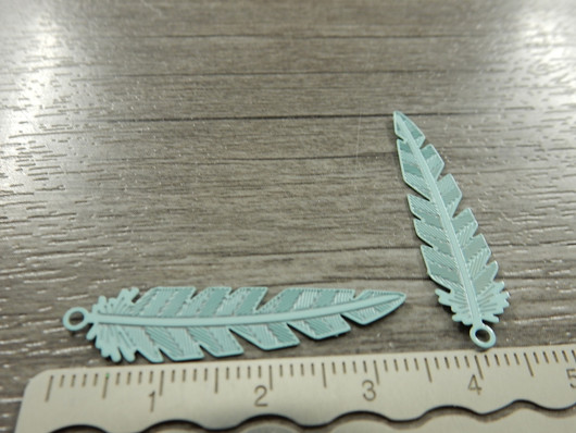 Sulkariipus, 34x8mm, vaaleaturkoosi, 1kpl