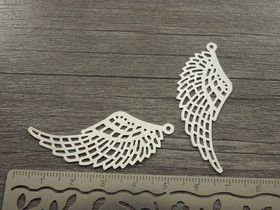 Siipiriipus, 49x19mm, kromi, 1kpl