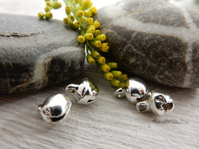 Kulkunenriipus, 8x6mm, kromi, 1kpl