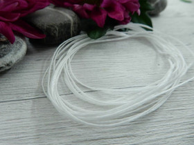 Vahattu nauha, 1mm, valkoinen, 1m