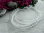 Vahattu nauha, 1mm, valkoinen, 1m