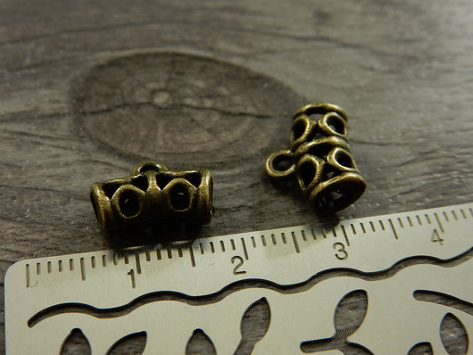 Riipuspidike, 9x11mm, pronssi, 1kpl