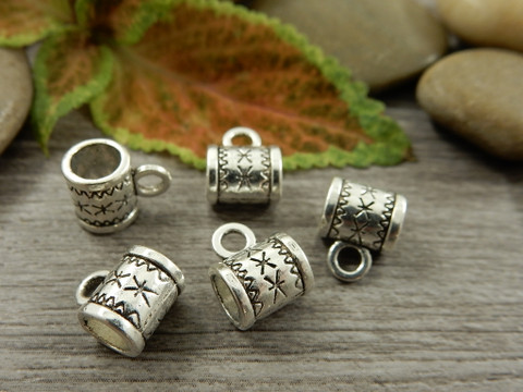 Riipuspidike, 10x8mm, kromi, 1kpl