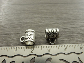 Riipuspidike, 10x8mm, kromi, 1kpl