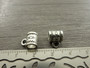 Riipuspidike, 10x8mm, kromi, 1kpl