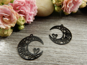 Kuuriipus, 21x10mm, musta, 1kpl