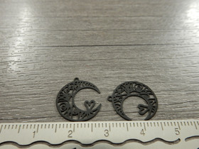 Kuuriipus, 21x10mm, musta, 1kpl