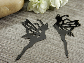 Keijuriipus, 32x20mm, musta, 1kpl