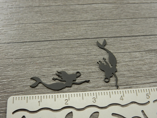 Merenneitoriipus, 24x8mm, musta, 1kpl