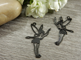 Keijuriipus, 20x15mm, musta, 1kpl