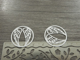 Siivetriipus/linkki, 25mm, valkoinen, 1kpl