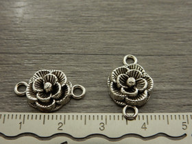 Kukkariipus/ linkki, 20x12mm, kromi, 1kpl