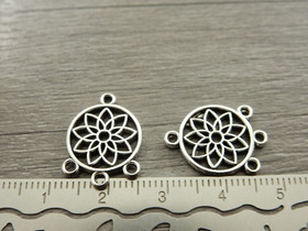 Unisieppaririipus/linkki, 19x14mm, kromi, 1kpl