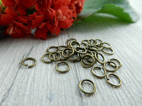 Välirengas, 5x0.7mm, avattava, pronssi, 100kpl