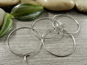 Korvakorurengas, 25x0.6mm, rst, 1pari